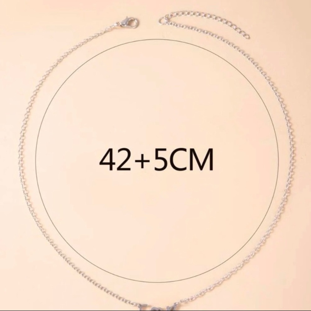 COPY - Silver Love Necklace - Picture 3 of 4